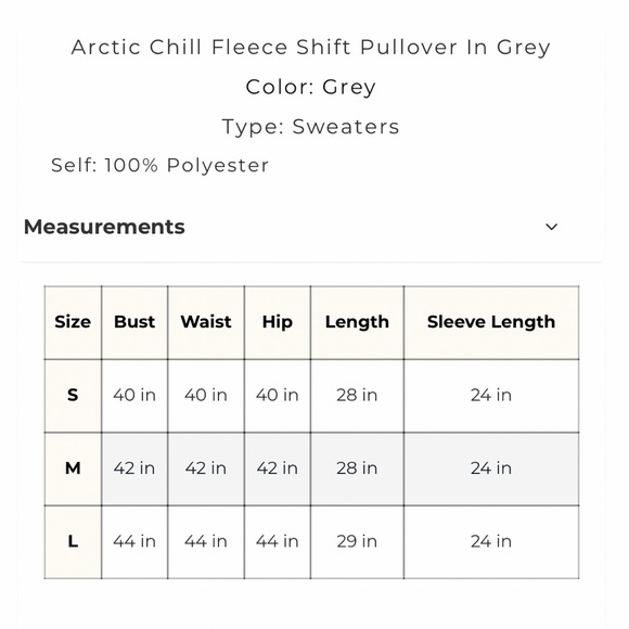 Entro Size Small Fleece Pullover Jacket in Peach & Gray - Picture 8 of 8